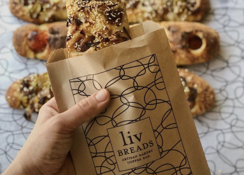 Branding and packaing for Liv Breads