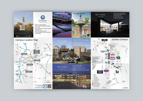 De Vere Campus folded map