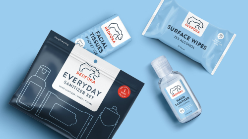 Redfora Sanitizer Kit - Packaging Design