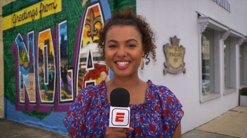 Working for ESPN in New Orleans