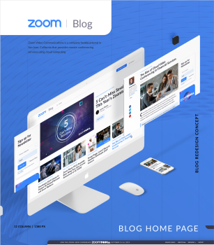 Zoom's Blog redesign and development