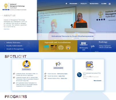 IMT Hyderabad - Digital Marketing, Design and Development
