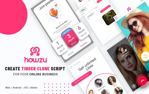 Appkodes Howzu - Tinder Clone - Dating Script