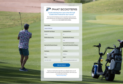 Phat Scooters: HD Golf Calculator