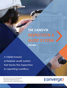 The Sandvik Inspection & Audit System