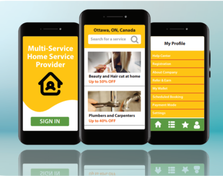 Mobile App Development & Portal for Canada-Based Multi-Service Home Service Provider