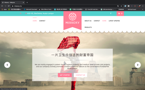 Missoxy Malaysia Website