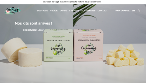 eCommerce website for skincare brand
