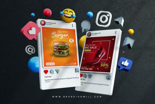 Social Media Designs | Social Media Posts Design | Brandingwill