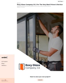 Roxy Glass Company CA | For The Very Best Prices & Service