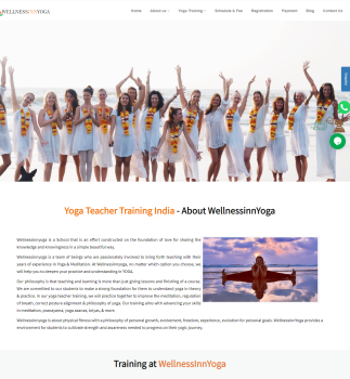 WellnessinnYoga Website