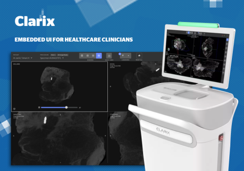 Clarix - Embedded Device UI for Healthcare Clinicians
