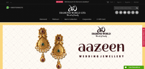Diamond World -  Jewellery Website