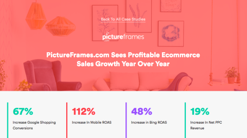 PictureFrames.com Sees Profitable Ecommerce Sales Growth Year Over Year