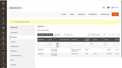 Magento 2 - Payments Custom Module