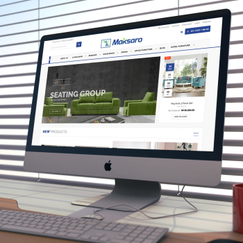 ecommerce website for maksaro
