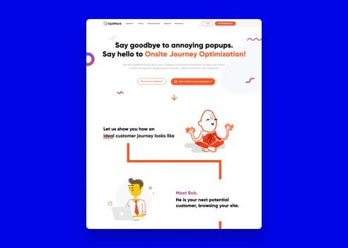 Optimonk Landing page