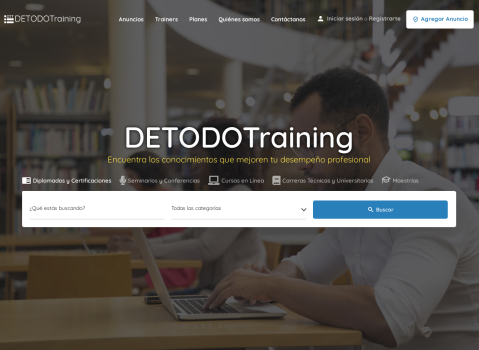 Design and development DETODOTraining.com
