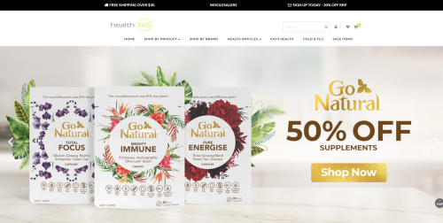 Health365 - Ecommerce website development