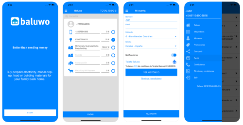 Baluwo - iOS & Android Hybrid App redesign and relaunch