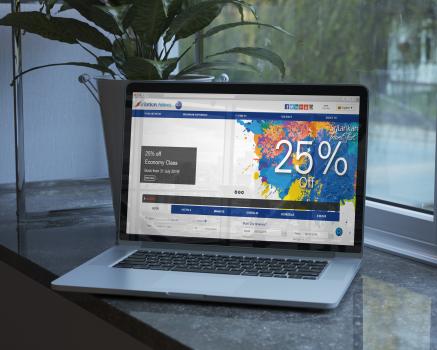 Web design For Sri Lankan Air Lines