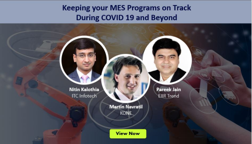 Keeping your MES Programs on Track during COVID 19 and Beyond