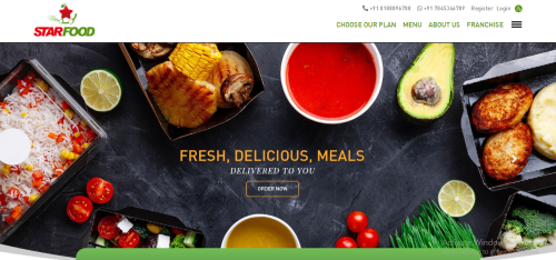 Star Food Website Design and Development