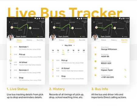 School Bus Tracking App
