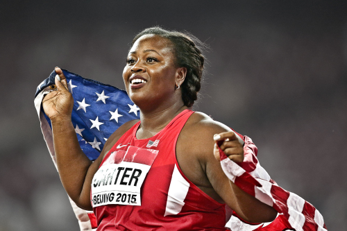 USATF: Launching a custom Nike shoe design.