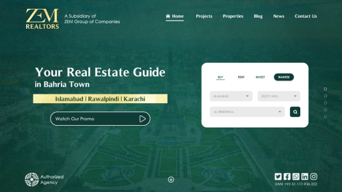UI Designed for Zem.com