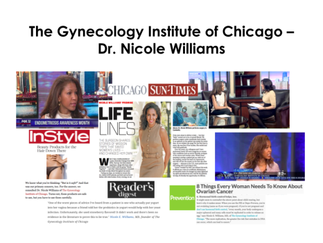 Dr. Nicole Williams...Founder of The Gynecology Institute of Chicago