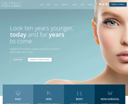 Webdesign für plastische Chirurgie