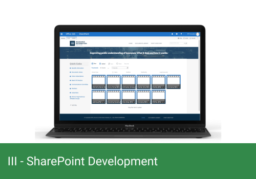 Insurance Information Institute - SharePoint Development