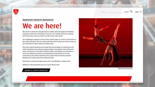 Middlesex University Graduate Platform