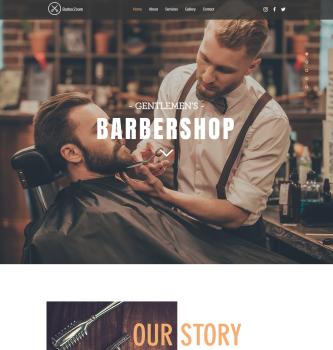 Barber Shop Website Design