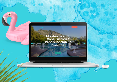 Swimming pool business website