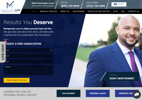 Montgomeryfirm.com - Wordpress Design and Development