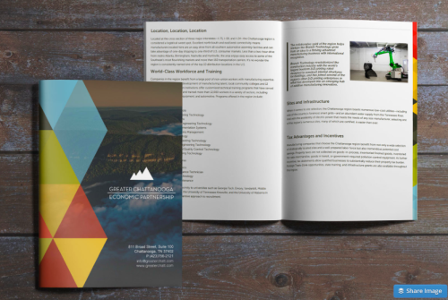 Web Design for The Greater Chattanooga Economic Partnership