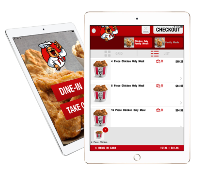 Android based POS Software Platform for Restaurants with iPAD based food Kiosk