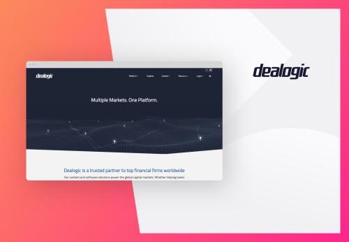 Dealogic - Web Design & Development for a Global Financial Company
