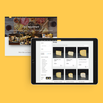 Website + Webshop for local cheese retail store