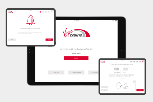 Sign-in System, Virgin Trains
