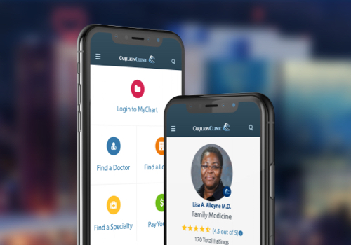 Carilion Clinic: Mobile-First Website Design