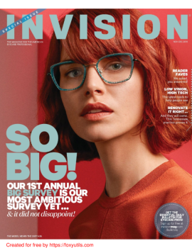 INVISION Magazine featuring Ocutrx