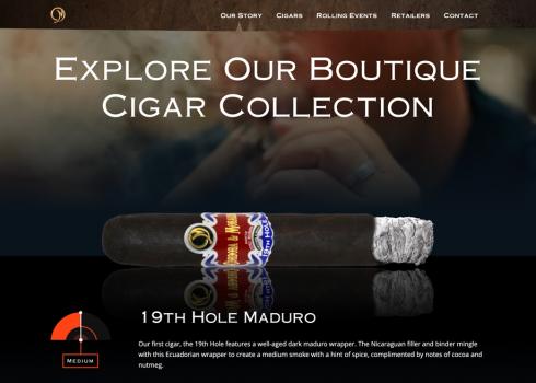 Córdoba & Morales Boutique Cigars Website Design