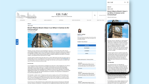 EJIL:Talk! - WordPress Website Development