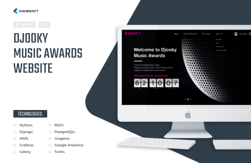Djooky Music Awards Website