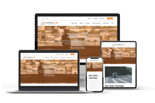 Curiosity Lab at Peachtree Corners - Website Redesign