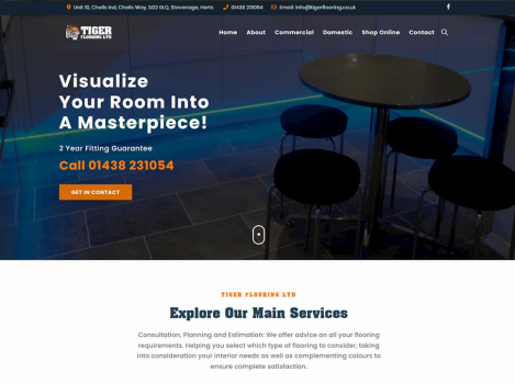 Tiger Flooring Web Development