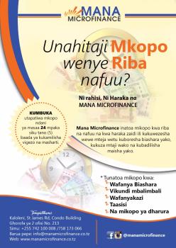 Mana Microfinance Flyer